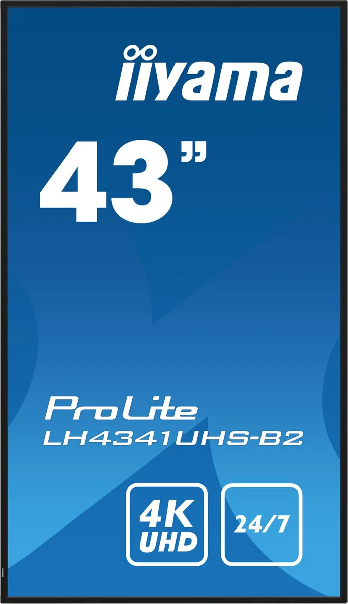 LH4341UHS-B2 Zwart - 43" 4K monitor - Image 2